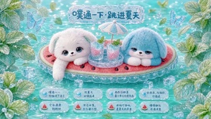 噗通一下，跳进夏天