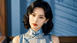 民国风旗袍美女
