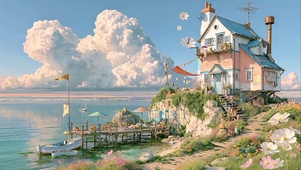 梦幻海边小屋