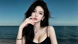 海边性感女孩