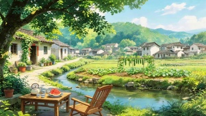治愈乡村河流