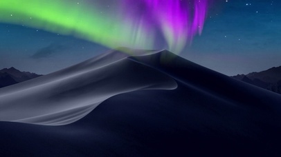 沙漠极光