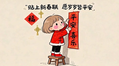 贴上春联 岁岁平安