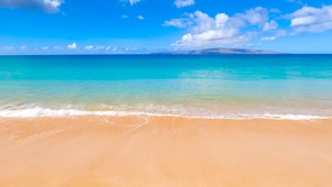 浪漫海滩海浪