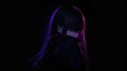 4K酷帅 暗黑忧郁少女