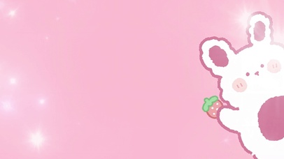 粉兔子桌面壁纸