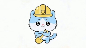 拿着工具猫咪