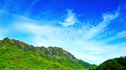 4K唯美山巅流云