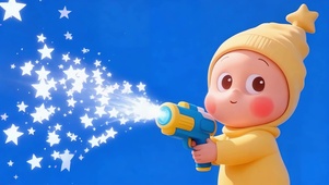 星星人星芒手电筒