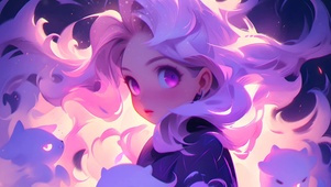 4K 可爱小女孩