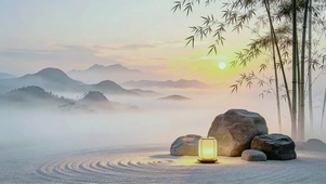 治愈禅意氛围