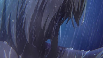 雨中
