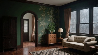 【雨景】古典简约客厅