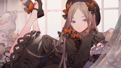 窗台边的异瞳少女