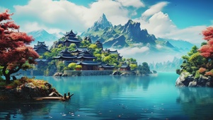 西湖佳境美如画