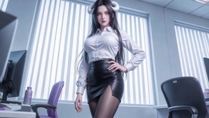 制服黑丝美女