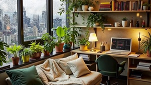 【雨景】雨中的工作间