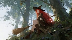 森林红发小女巫