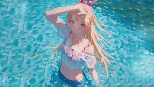 羞涩少女