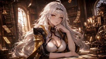 书屋金瞳少女
