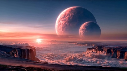 山川云海星球