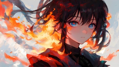 Fiery eyes