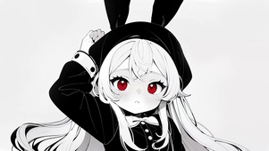 黑白兔