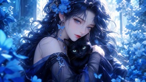 黑猫入怀