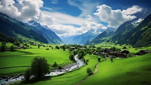 自然美景