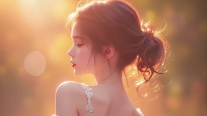 清纯治愈阳光美少女