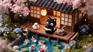 微缩日式庭院