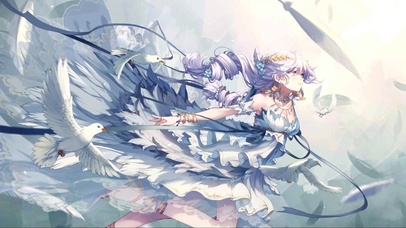 天使翅膀美少女