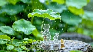治愈护眼小雨4K