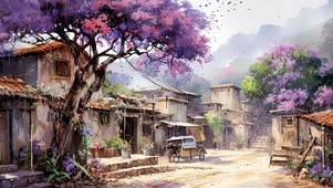 梦幻紫壁纸