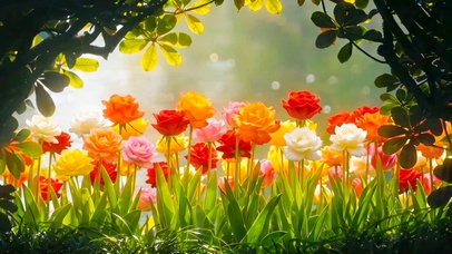 夏日鲜花
