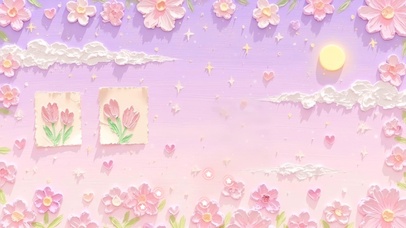 粉紫星月夜的花事信札