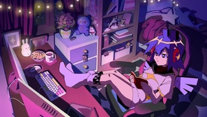 chilling girl