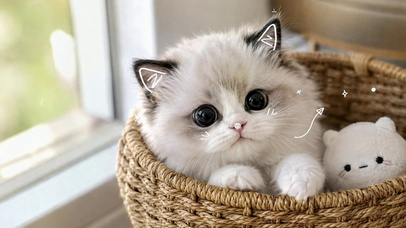 软萌可爱布偶小猫咪