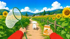 夏日向日葵乡间治愈之旅