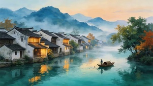 烟雨江南