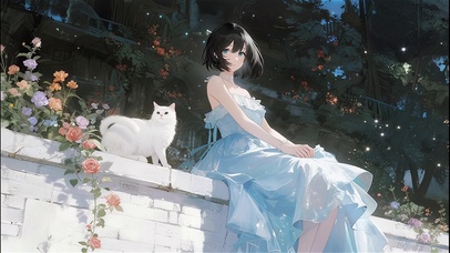 二次元插画女孩