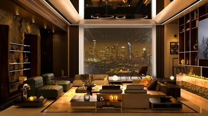 唯美温馨舒适冬季房间