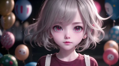 清纯可爱呆萌小美女