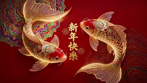 新年快乐 锦鲤好运