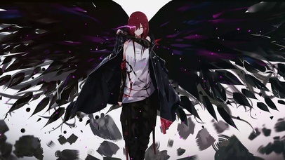 炫酷暗黑天使动态壁纸