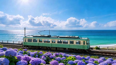 海岸归途列车