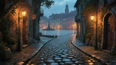 静谧欧式风情小镇