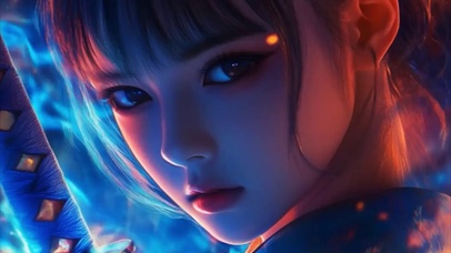 美女-武士 4k
