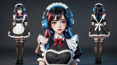 清纯可爱美少女（4K动态静音）