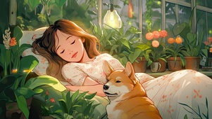治愈睡梦中的少女